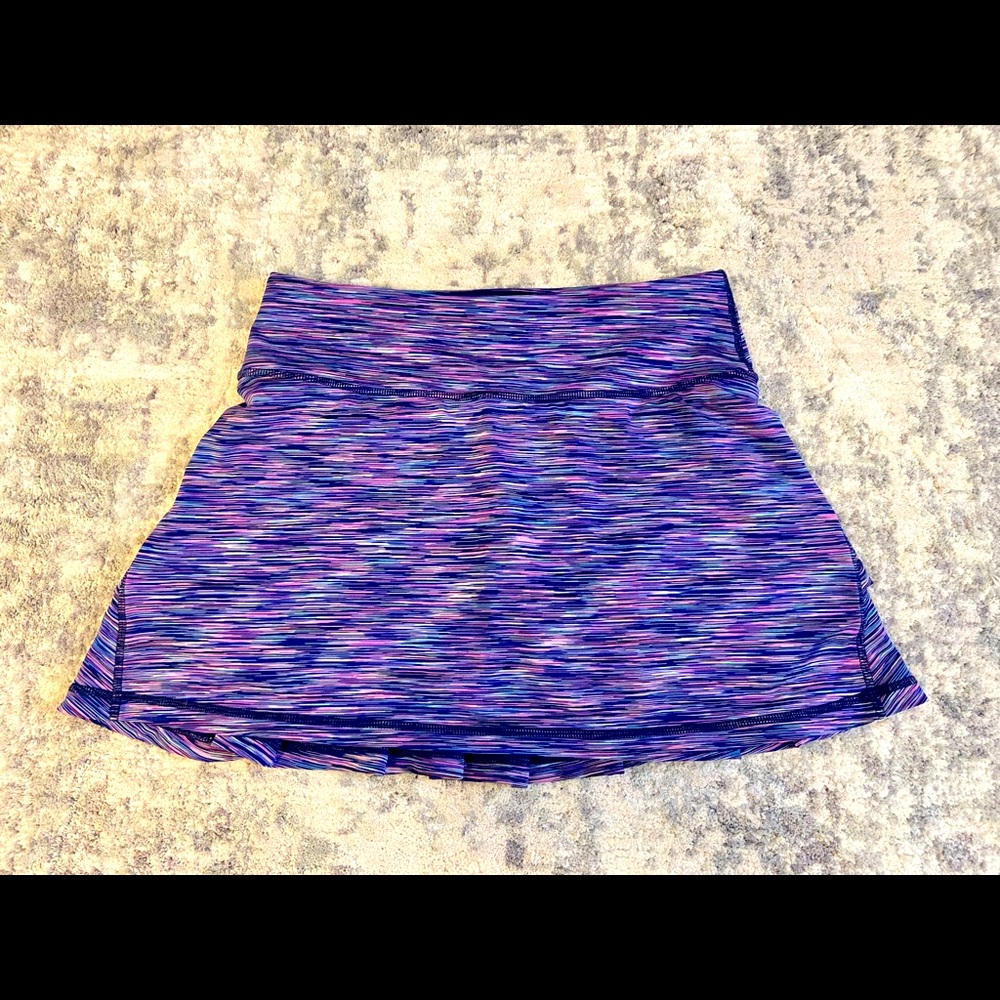 Ideology Tennis skirt - purple cosmic print - XS